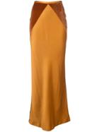 Haider Ackermann Long Fitted Skirt - Orange