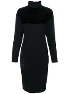 Jean Paul Gaultier Vintage Turtleneck Boxy Dress - Black