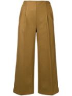Chalayan Cropped Trousers - Neutrals