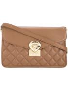 Love Moschino Quilted Crossbody Bag, Women's, Brown