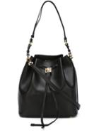 Salvatore Ferragamo Bucket Drawstring Shoulder Bag, Women's, Black