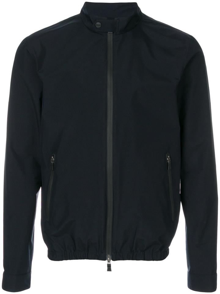 Herno Zipped Bomber Jacket - Blue