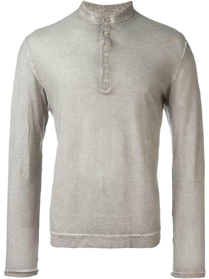 Massimo Alba Band Collar Sweatshirt