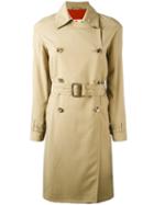 Etro Belted Trench Coat, Women's, Size: 42, Brown, Silk/acetate