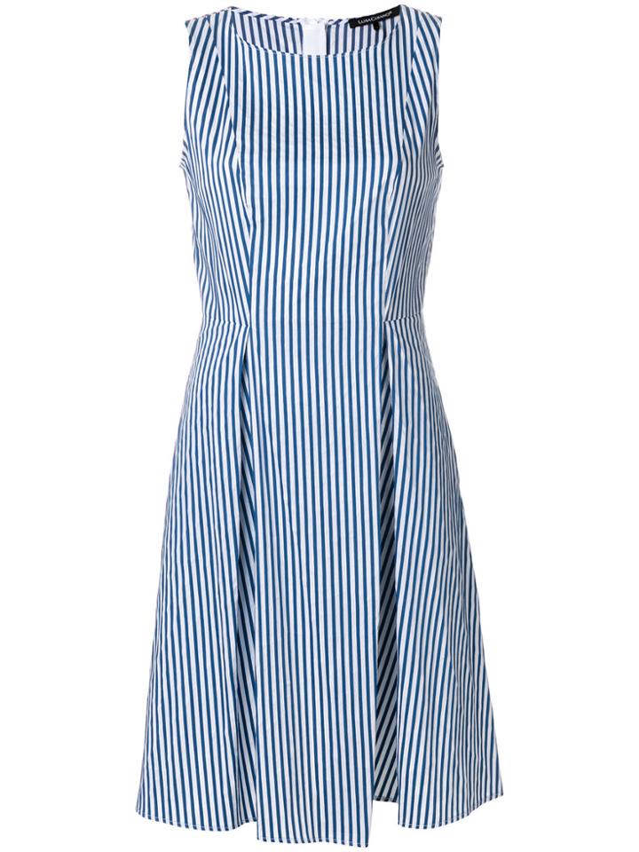 Luisa Cerano Striped Dress - White