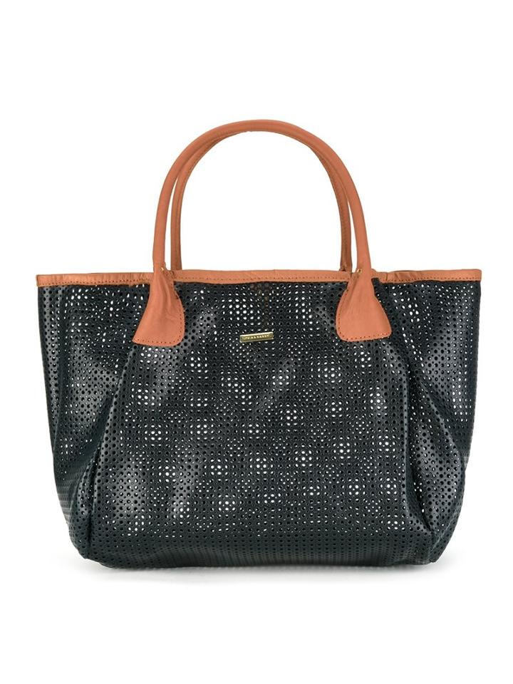 Lygia & Nanny - Perforated Tote Bag - Women - Polyamide - One Size, Blue, Polyamide