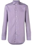 Etro Striped Button Shirt - Pink & Purple