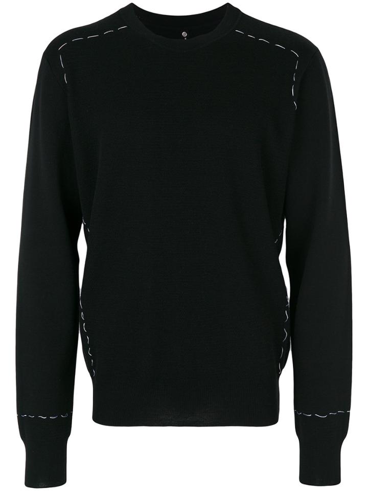 Oamc Stitch Detail Jumper - Black