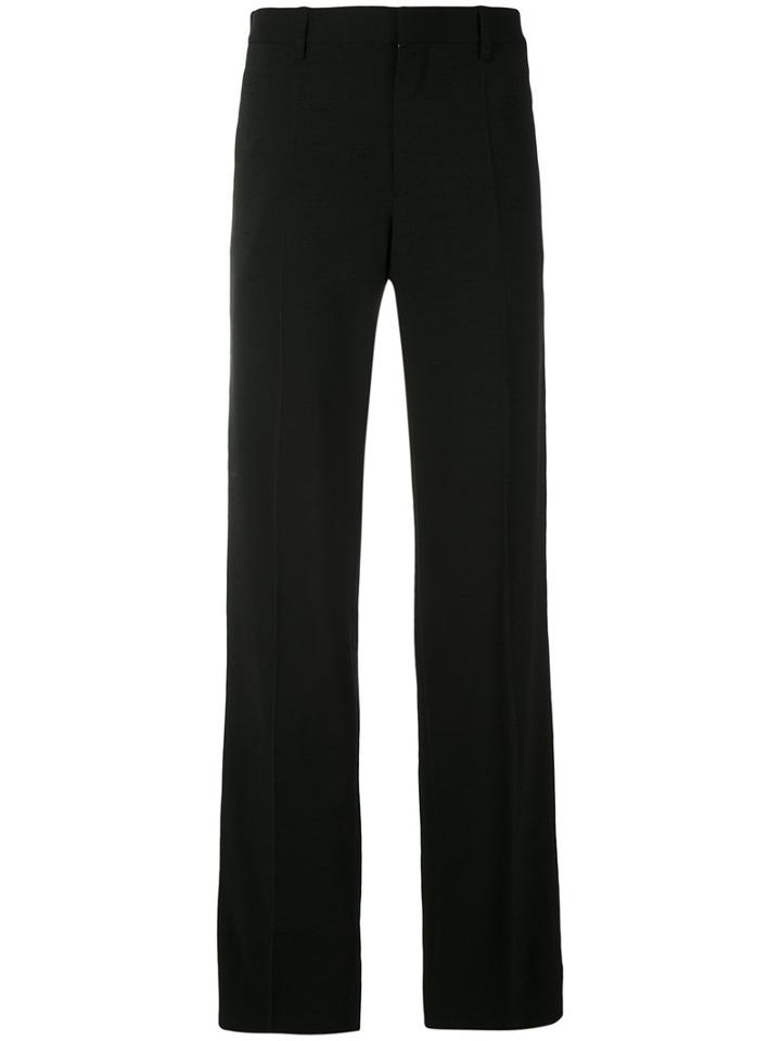 Maison Margiela - Straight-leg Trousers - Women - Silk/spandex/elastane/viscose - 38, Black, Silk/spandex/elastane/viscose