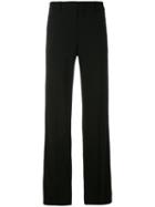 Maison Margiela - Straight-leg Trousers - Women - Silk/spandex/elastane/viscose - 38, Black, Silk/spandex/elastane/viscose