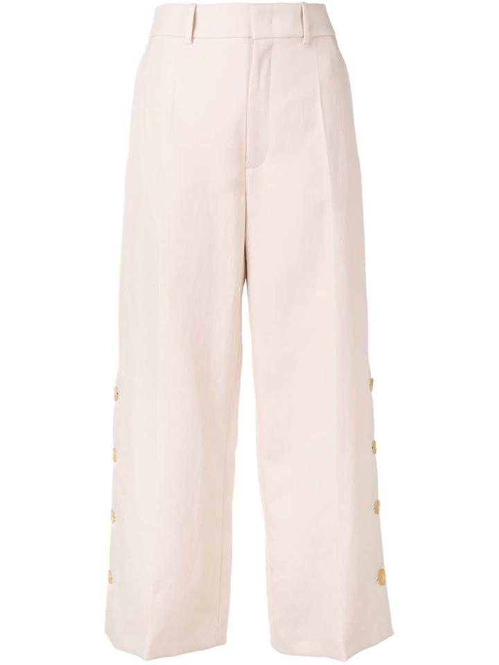 Joseph Fade Side Button Trousers - Neutrals