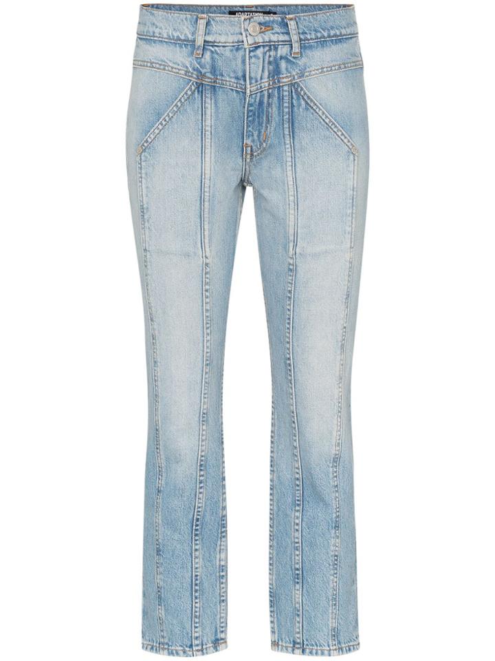 Adaptation Rider Cropped Skinny Jeans - Blue