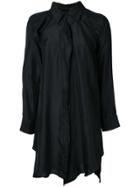 Unravel Project Shirt Dress - Black