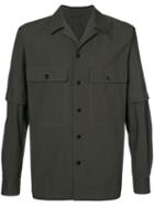Lemaire - Detachable Sleeves Shirt - Men - Cotton - 46, Grey, Cotton