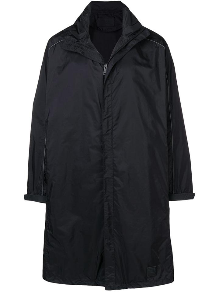 Prada Midi Raincoat - Black
