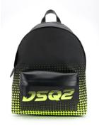 Dsquared2 Zipped Logo Backpack - Black