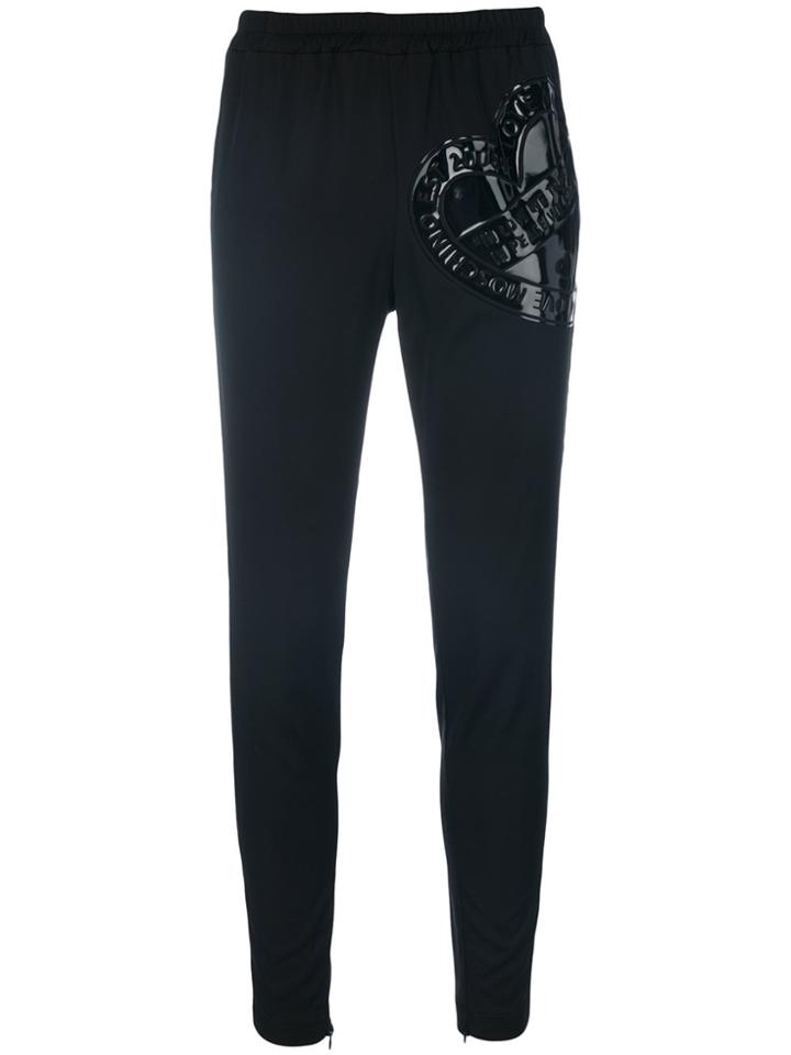 Love Moschino Vinyl Application Trousers - Black