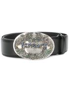 Versace Medallion Signature Belt - Black