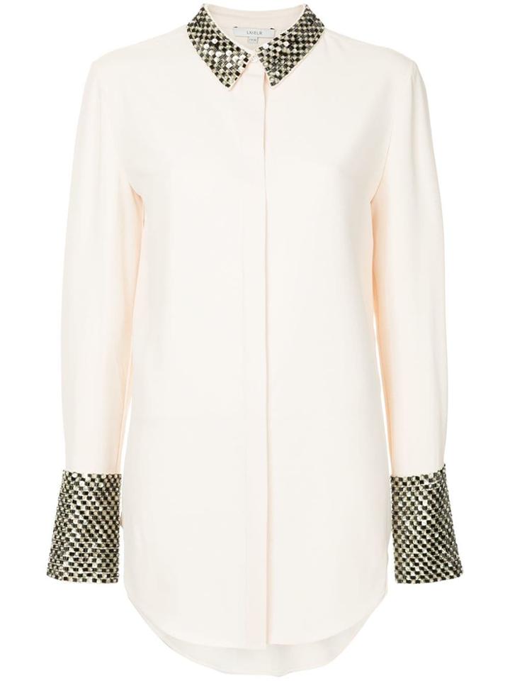 Layeur Button Down Shirt - Nude & Neutrals