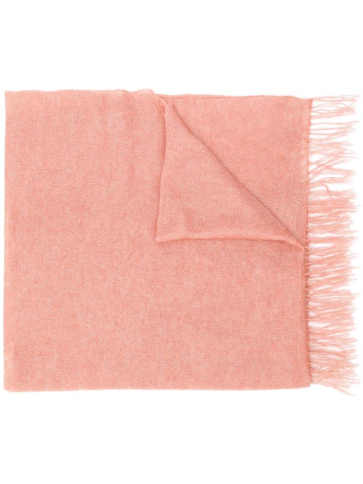 Alysi Knitted Scarf - Pink & Purple