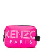 Kenzo Logo Wash Bag - Pink