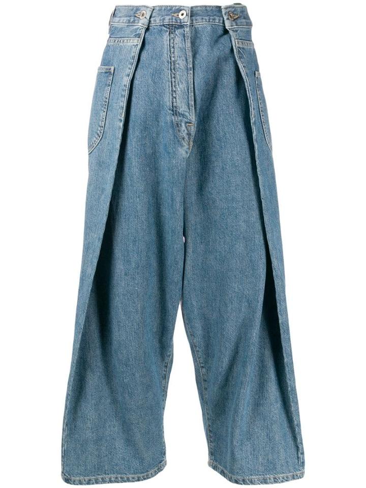Loewe High-rise Layered Jeans - Blue