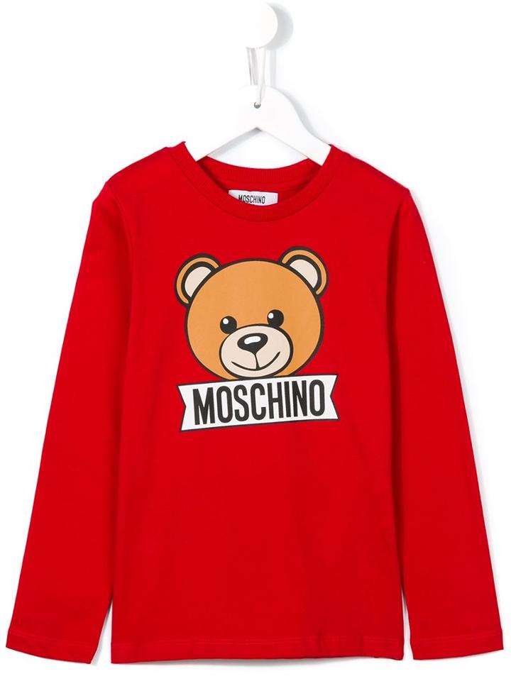 Moschino Kids Teddy Print T-shirt