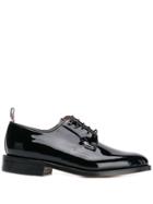 Thom Browne Flat Lace Up Shoes - Black