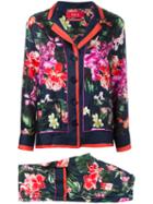 F.r.s For Restless Sleepers Floral Print Trouser Suit, Women's, Silk