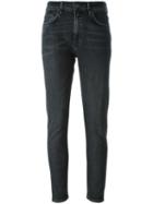 Levi's: Made & Crafted 'twig' Cropped Jeans, Women's, Size: 27, Black, Cotton/spandex/elastane