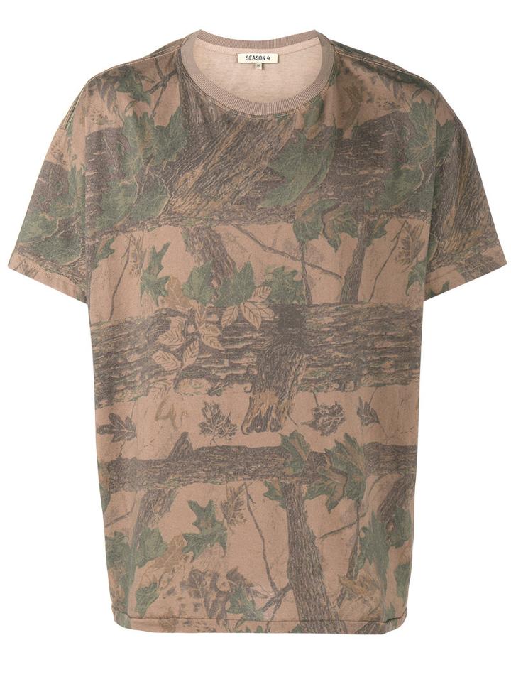Yeezy - Camouflage Print T-shirt - Men - Cotton - L, Brown, Cotton