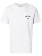 A.p.c. Chest Logo T-shirt - Grey