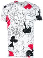Vivienne Westwood Scribbled Card Symbol Print T-shirt - White