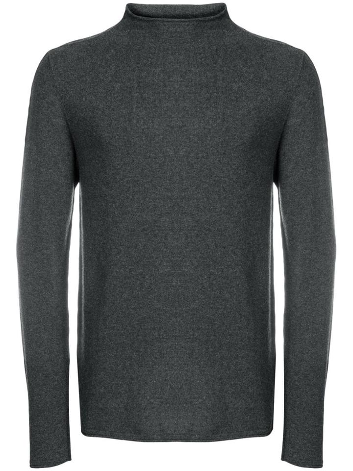 Transit Roll Neck Jumper - Grey