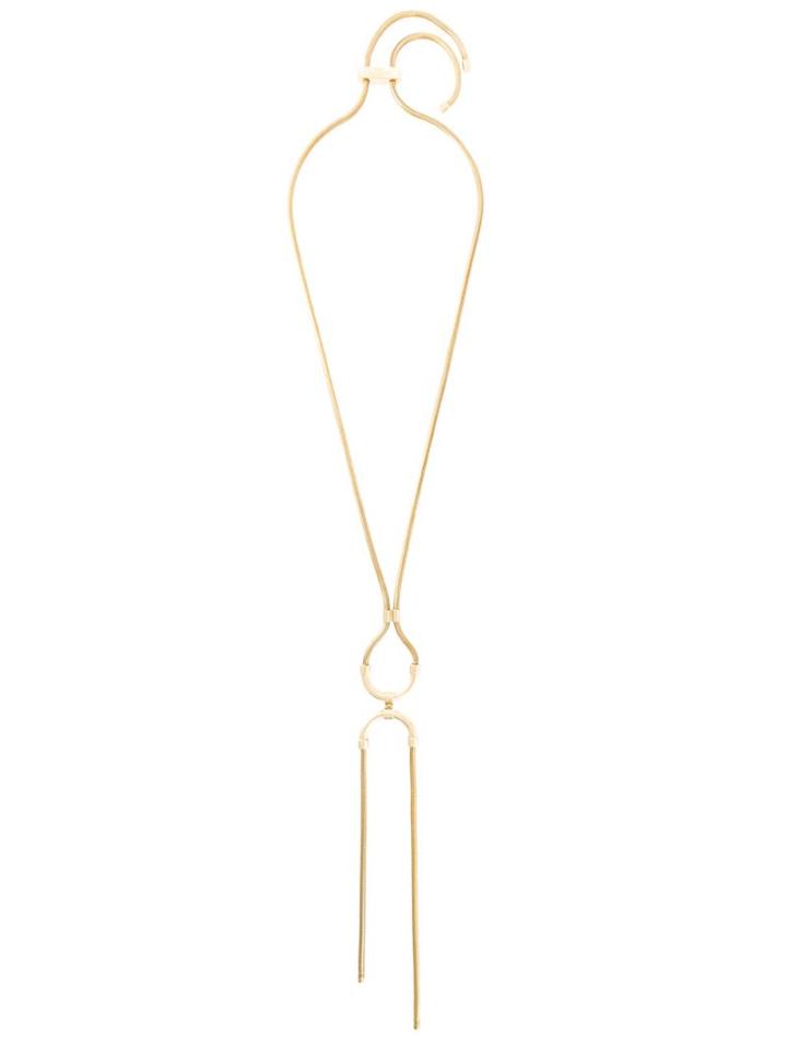 Lanvin Adjustable Tassel Necklace