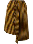 Christian Wijnants 'sira' Skirt, Women's, Size: 36, Yellow/orange, Silk/viscose