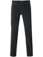 Dolce & Gabbana Corduroy Trousers, Men's, Size: 48, Green, Cotton/spandex/elastane/calf Leather