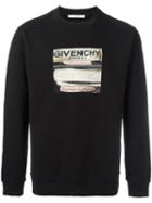 Givenchy Labels Print Sweatshirt, Men's, Size: Small, Black, Cotton