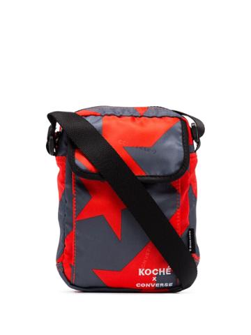 Converse X Koché Star Print Cross-body Bag - Red