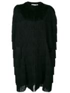 Stella Mccartney - Meina Cape - Women - Cotton/viscose/virgin Wool - 40, Black, Cotton/viscose/virgin Wool