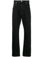 Helmut Lang High-rise Straight Leg Jeans - Black