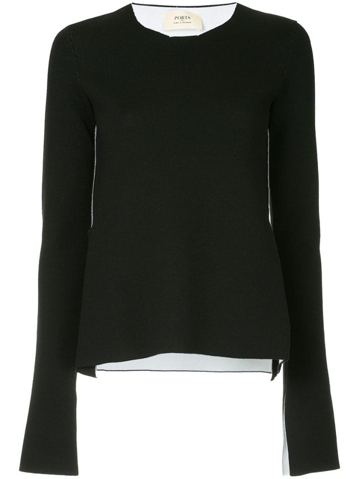 Ports 1961 Turtle Neck Sweater - Black