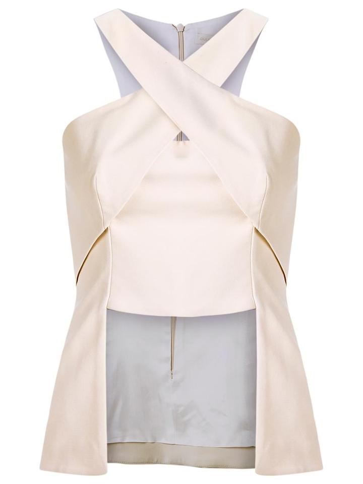 Giuliana Romanno Panelled Blouse, Women's, Size: 38, Nude/neutrals, Acetate/polyester