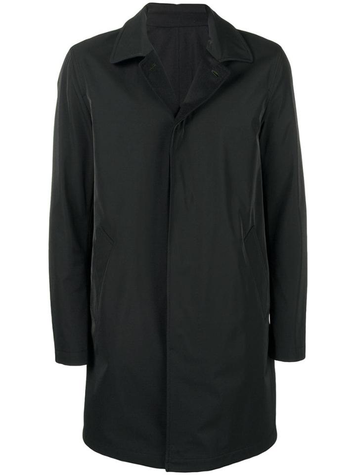 Ermenegildo Zegna Button-up Parka Jacket - Black