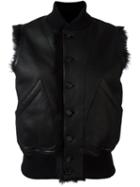Joseph 'toscano Vigo' Gilet, Women's, Size: 38, Black, Lamb Skin/lamb Fur