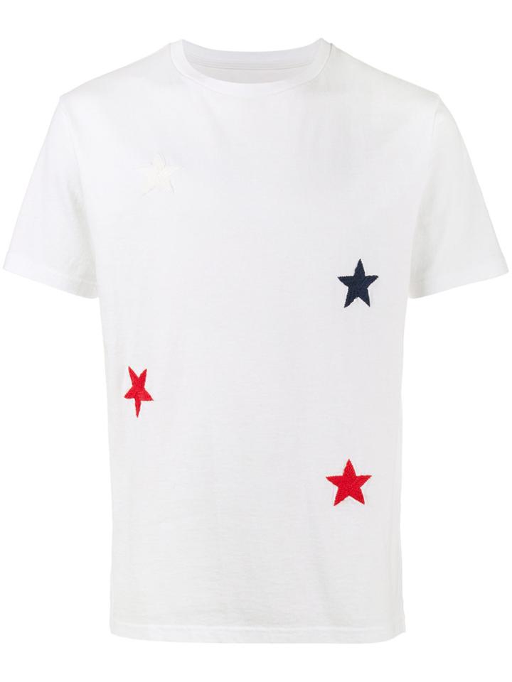 Sophnet. Star Embroidered T-shirt - White