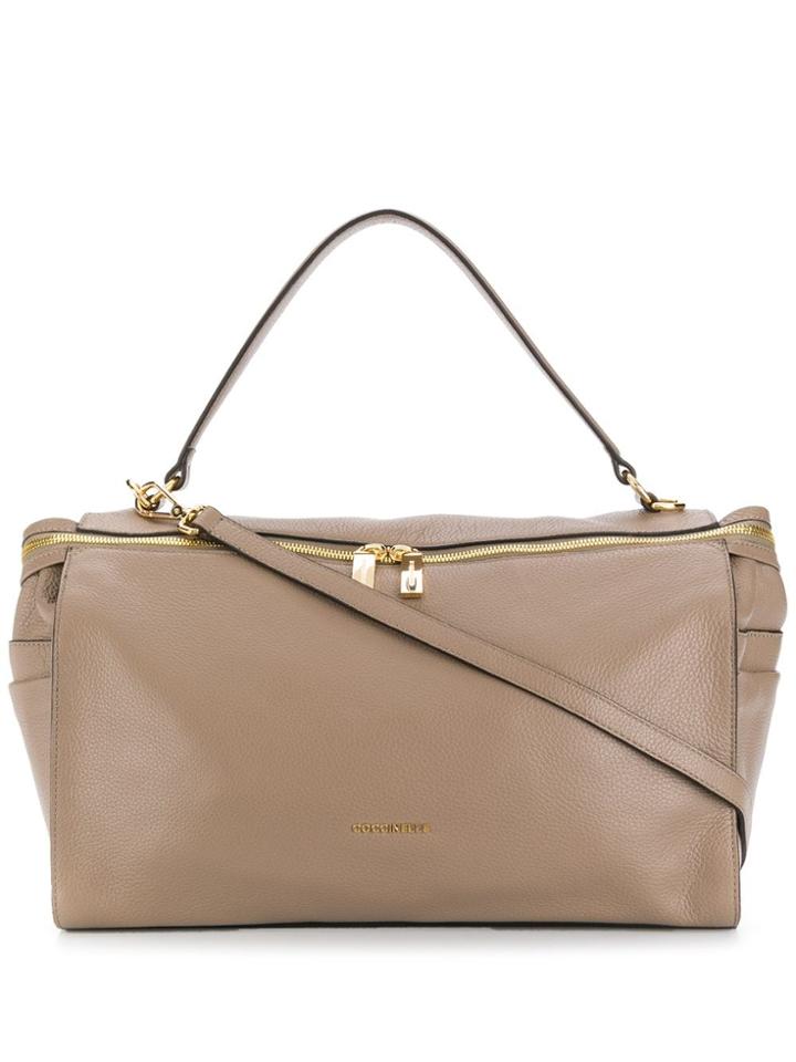 Coccinelle Atsuko Medium Tote - Neutrals