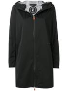 Save The Duck Lightweight Hooded Parka Coat - Black