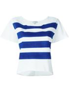 Io Ivana Omazic Striped Cropped T-shirt