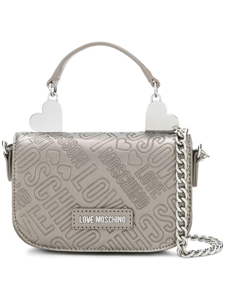 Love Moschino Mini Crossbody Bag - Grey